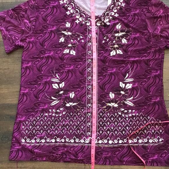 Kai Hao Top Purple with front details - Picture 5 of 7